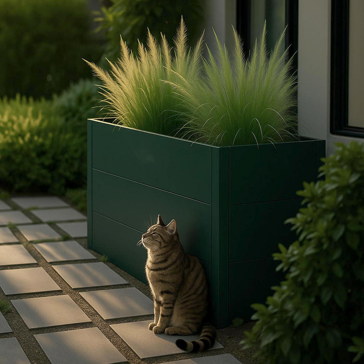 HOCHBEET Grün - Grün, Metall (100/77/50cm) - MCW