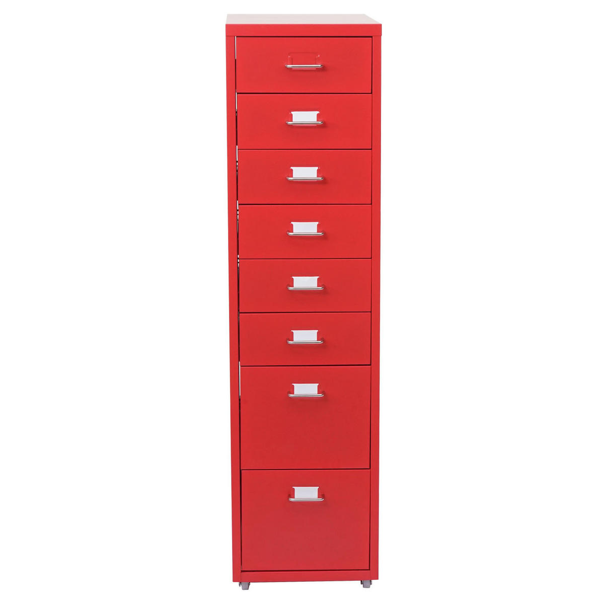 ROLLCONTAINER Rot - Rot, Metall (28/110/41cm) - MCW