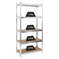 SCHWERLASTREGAL Ragnar 180x90x40 cm Fachlast 175 kg Verzinkt - Silberfarben, Metall (90/180/40cm) - PROREGAL