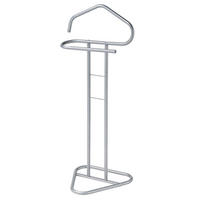 HERRENDIENER CAMILO - Hellgrau, Metall (45/107/36cm) - IDIMEX