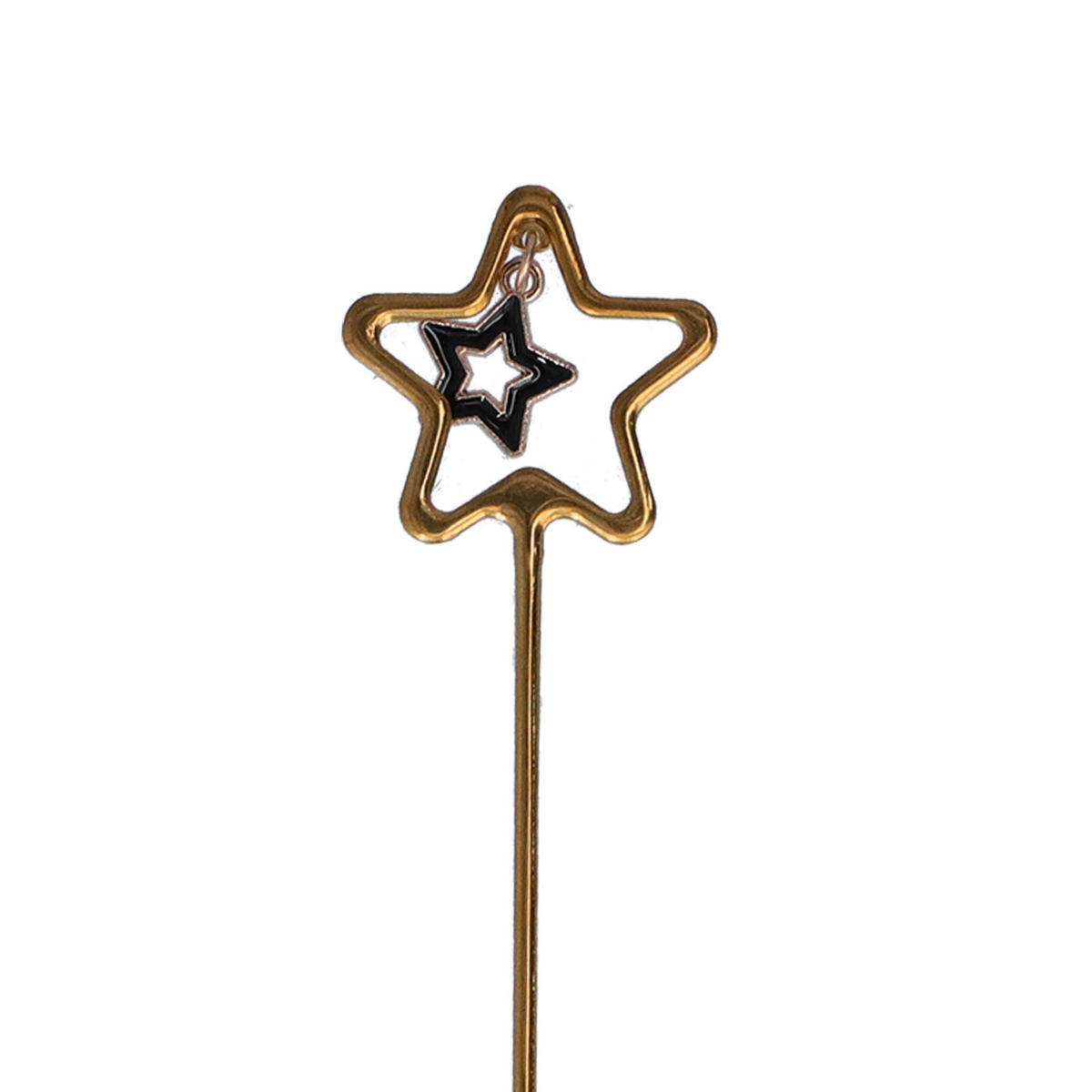 BESTECK-SET 2-teiliges Anhänger-Besteck Löffel und Gabel - Braun, Metall