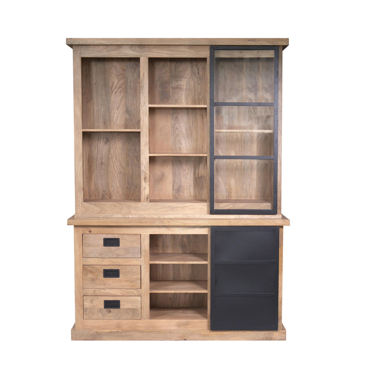VITRINE Noa Braun 45/160/220 cm - Braun, Holz (160/220/45cm) - Starfurn