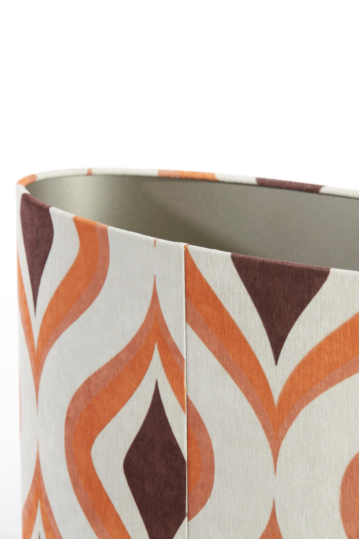 LAMPENSCHIRM Keks Braun 58/24/32 cm - Braun, Textil (58/24/32cm) - Light & Living