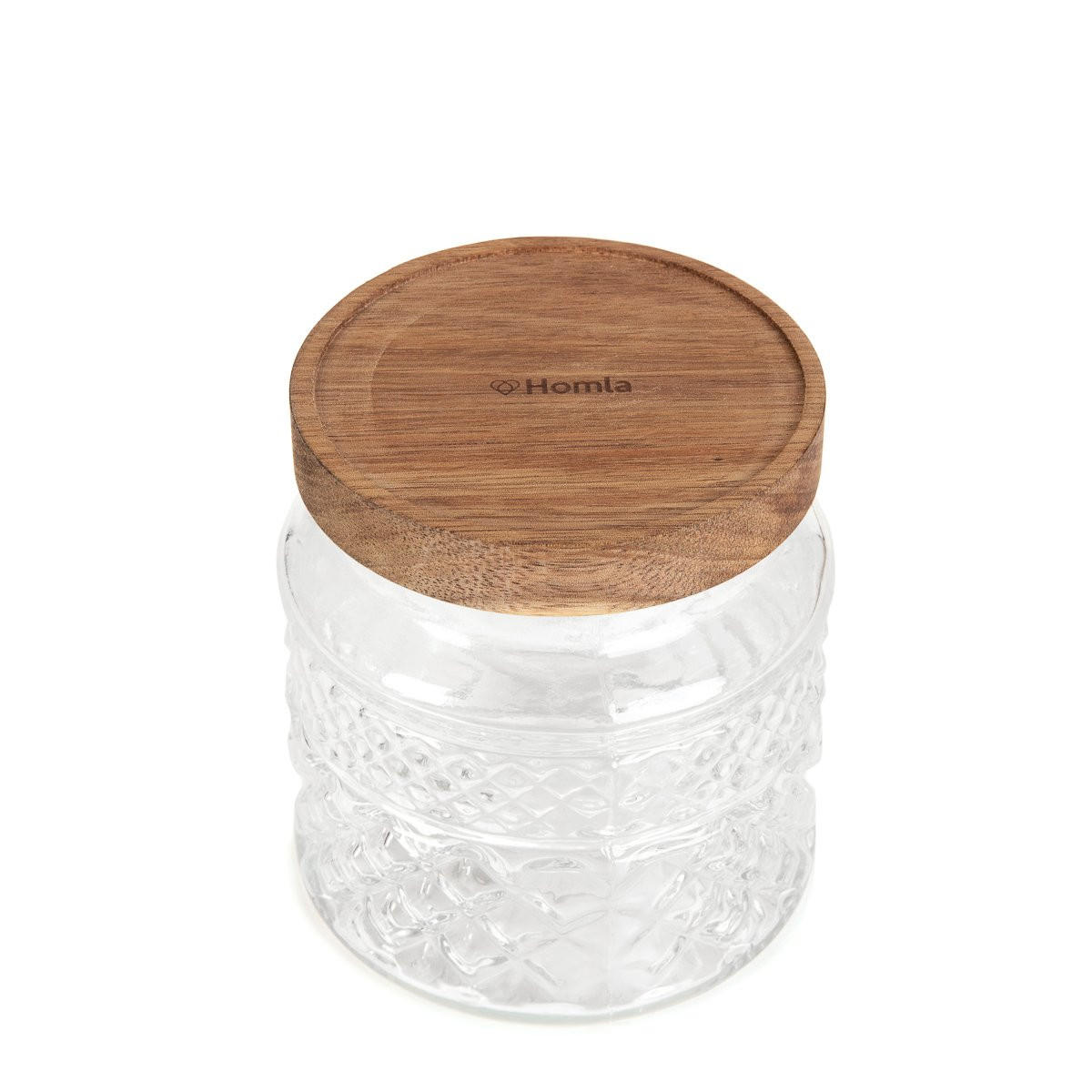 BEHÄLTER Moladri 0,6 l 4er-Set - Transparent, Glas (11/12/11cm) - Homla