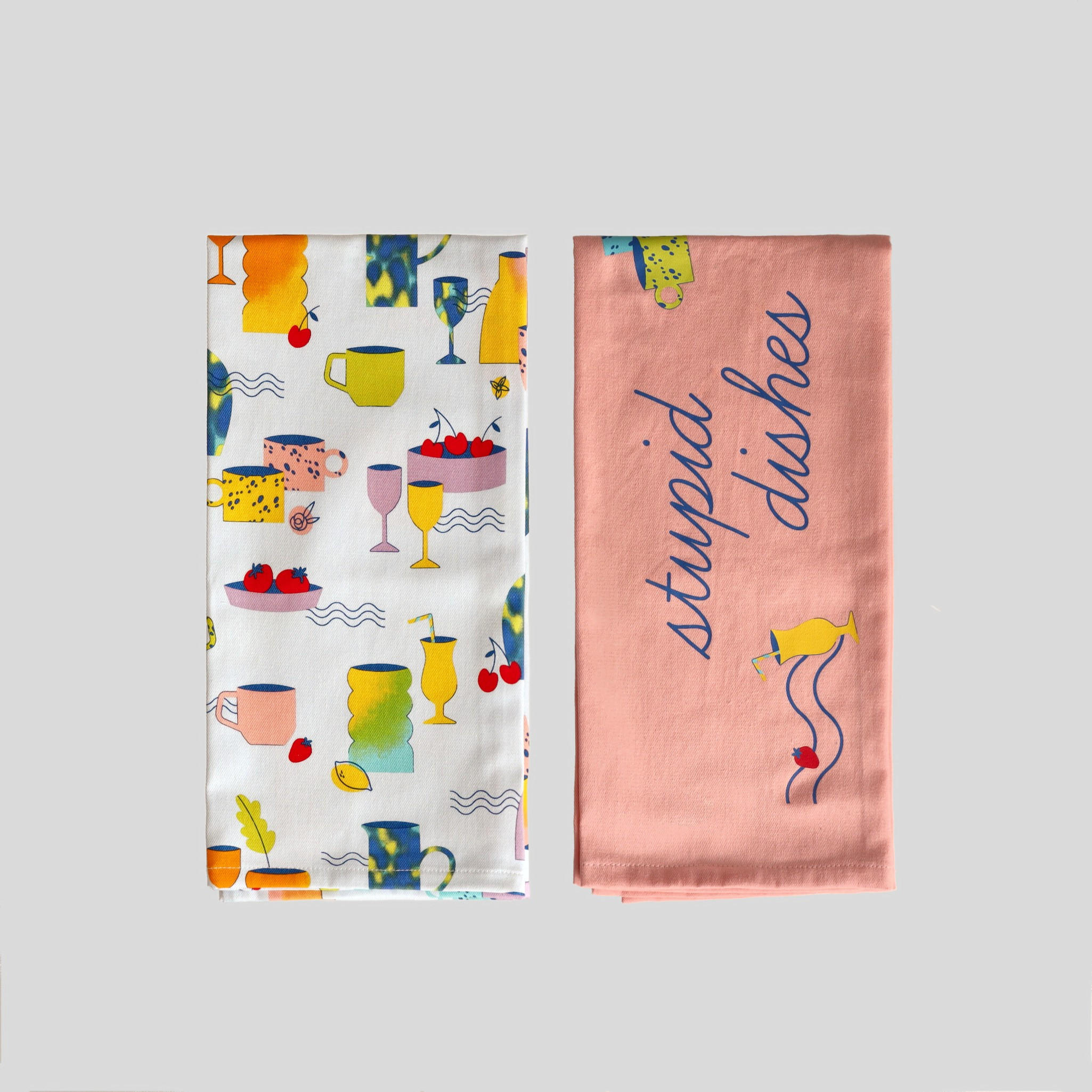 KÜCHENHANDTUCH-SET Berto (2er-Set) - Multicolor, Textil (45/65cm) - home&you