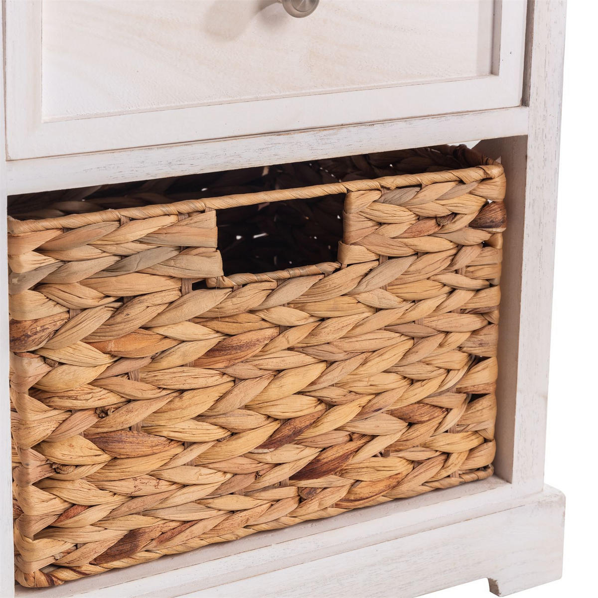 NACHTSCHRANK - Weiß, Holz (40/49/33cm) - CARO-Möbel
