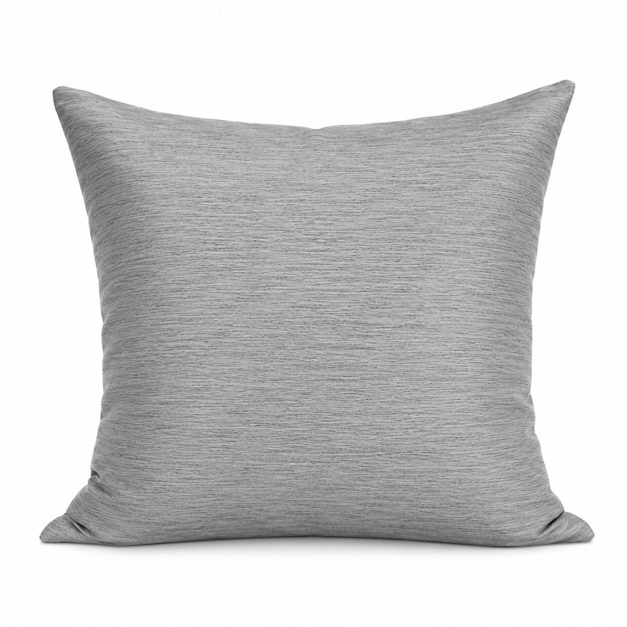 KISSENBEZUG Canada 40/40 cm meliert Hellgrau - Hellgrau, Textil (40/40cm) - TiborTex