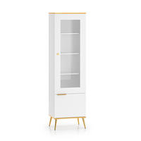 VITRINA Zora Bijeli - bijela, drvni materijal (55/195/40cm) - Petits-meubles