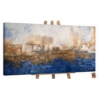 GEMÄLDE Marine auf Keilrahmen 160x80 cm - Blau, Holz (160/80cm) - YS-art gallery