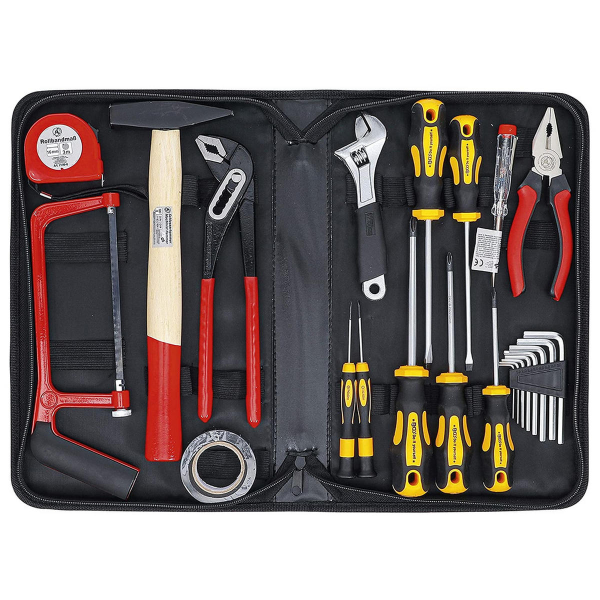 UNIVERSAL-WERKZEUGSATZ, 23-teilig - Multicolor, Kunststoff (370/235/235cm) - BGS technic