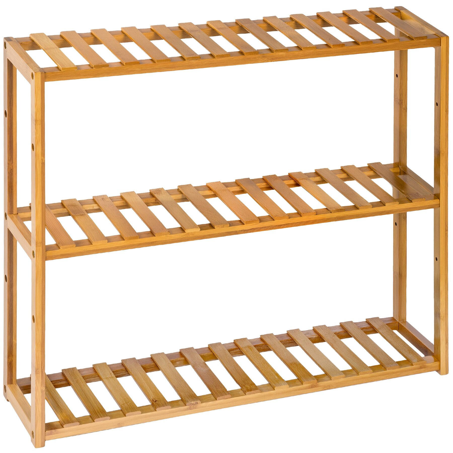 BADREGAL Katjana, 60 x 15 x 54,5 cm, braun - Braun, Holz (15/54.5/60cm) - tectake