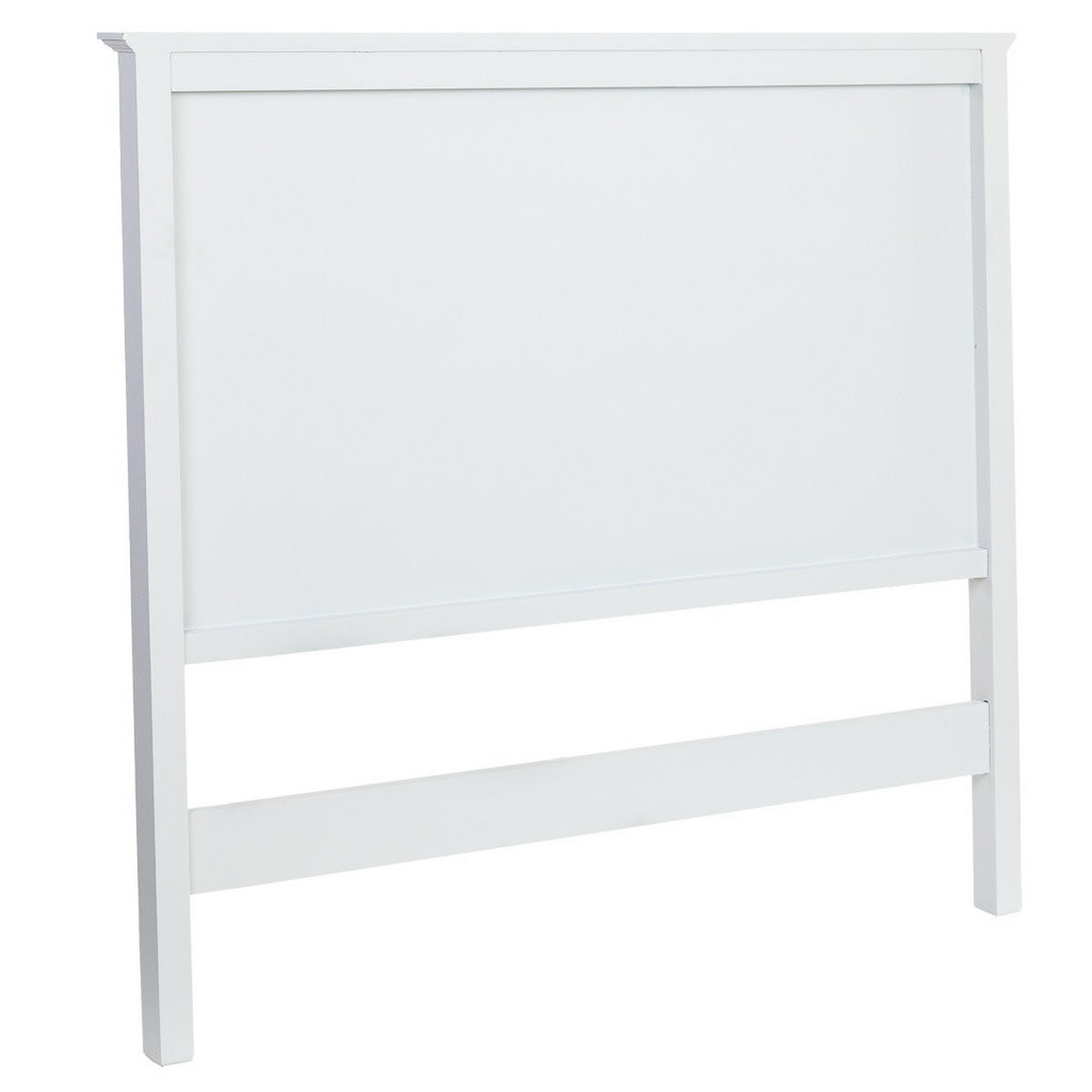 KOPFTEIL aus Holz, grau, 150x7x130cm - Weiß, Holz (150/130/7cm) - Wanderlust