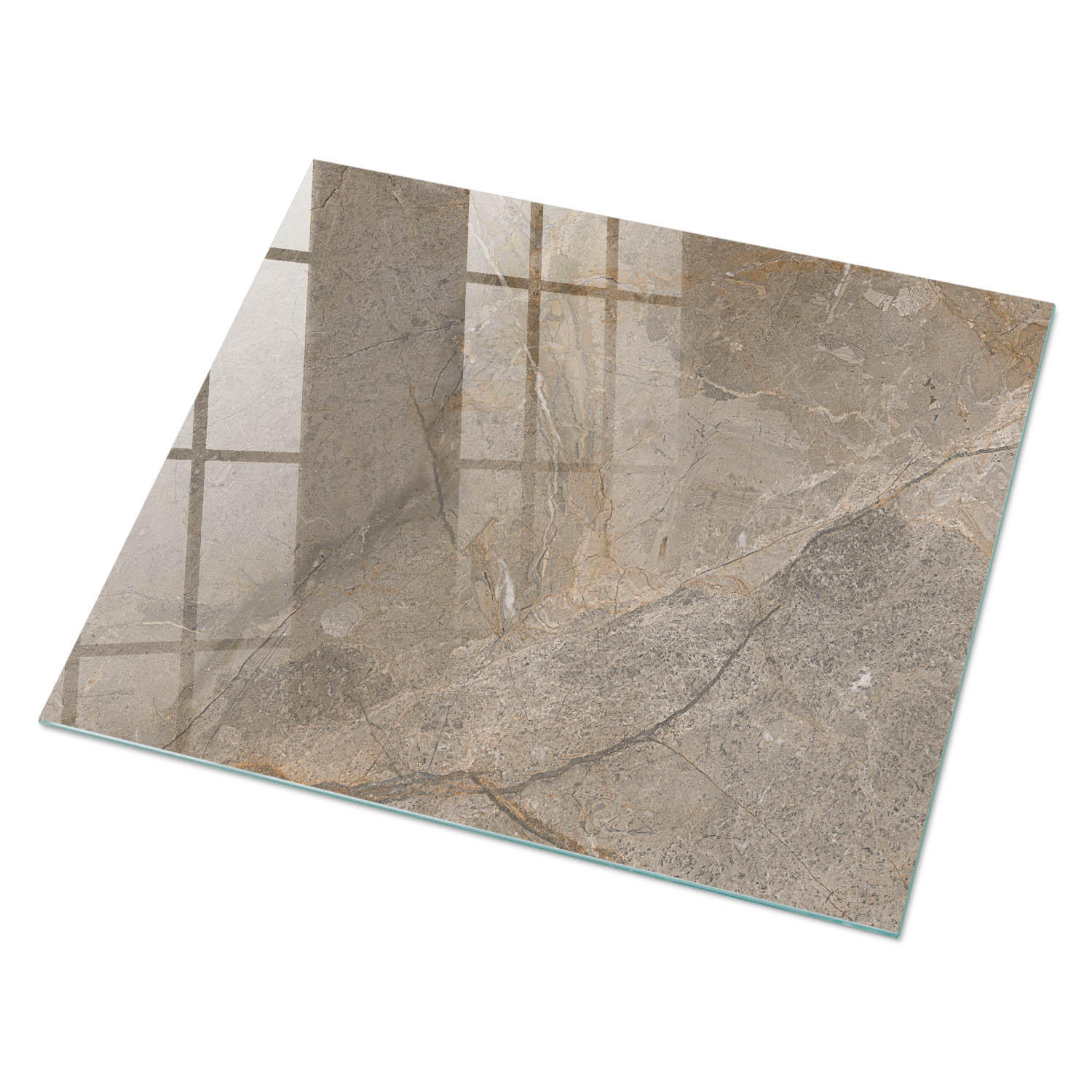 ArtPrintCave Glasplatte Beige 80x60x0.4 cm