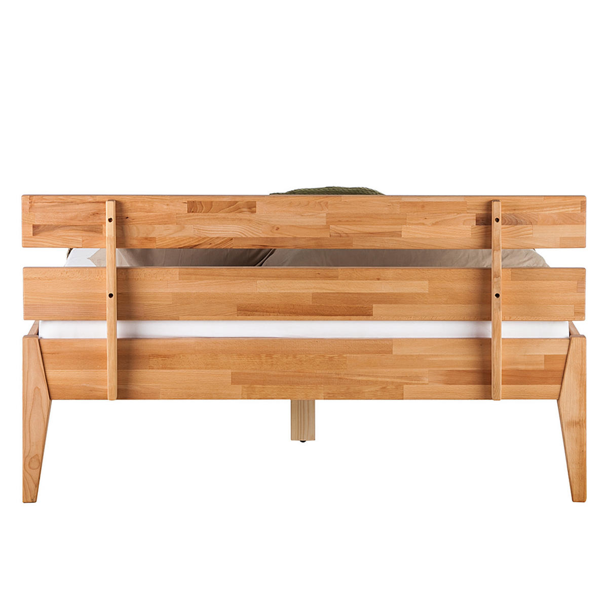 BETT - Massivholz - Kernbuche, Holz (140/200cm) - home24