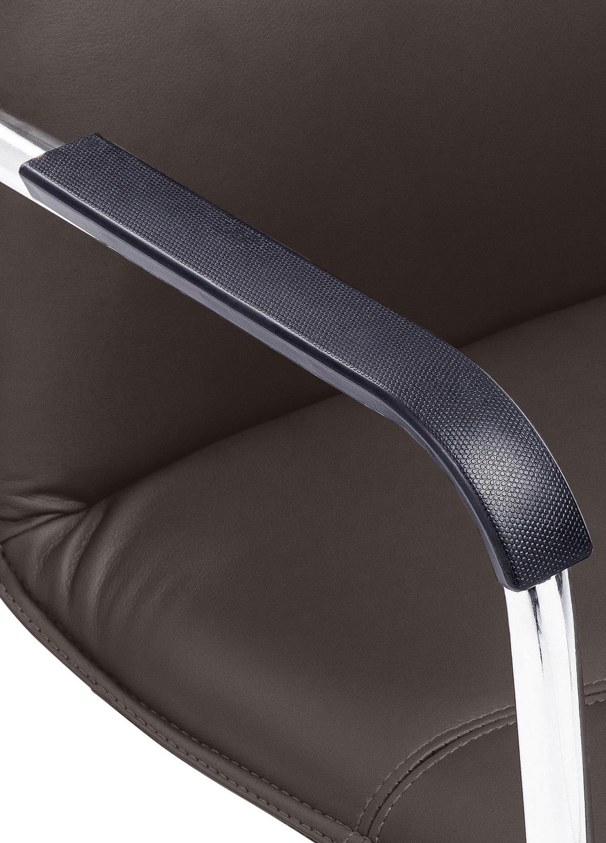 SCHWINGSTUHL 2er Set Lederlook Braun - Braun, Textil/Metall (57/92/59cm) - CLP