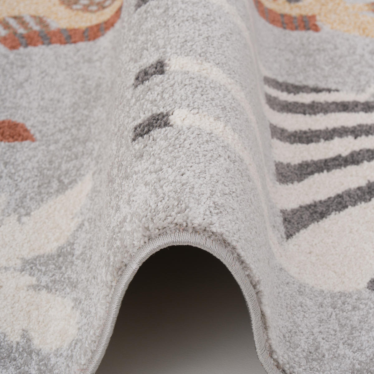 KINDER TEPPICH SOFTSTAR KIDS SAFARI ANIMAL FRIENDS - Multicolor, Textil (160/230cm) - Pergamon