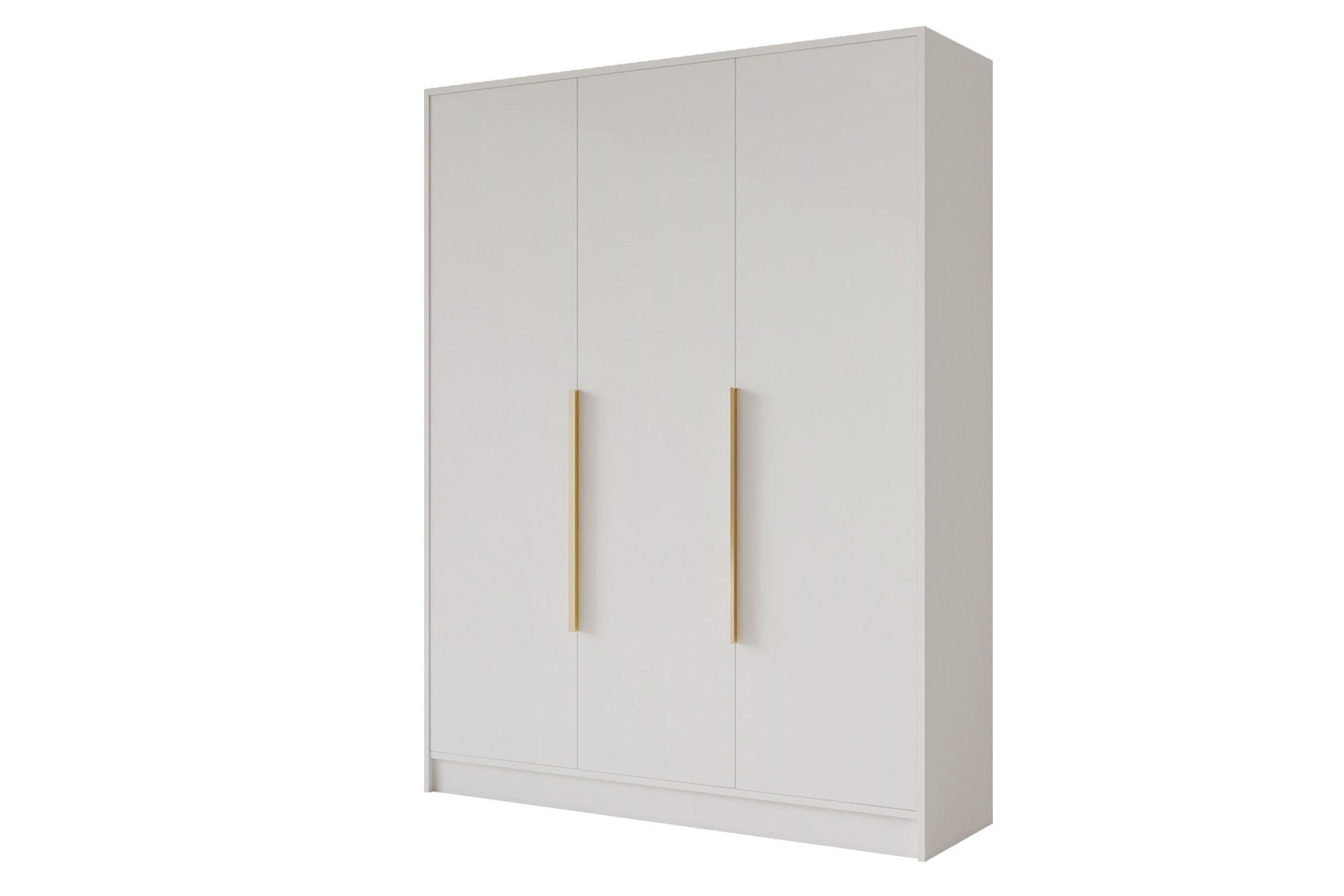 Altdecor Kleiderschrank Weiß, Gold 150x200x51 cm