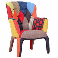 SESSEL Polyester Multicolor - Multicolor, Textil (76/102/75cm) - Nest Dream