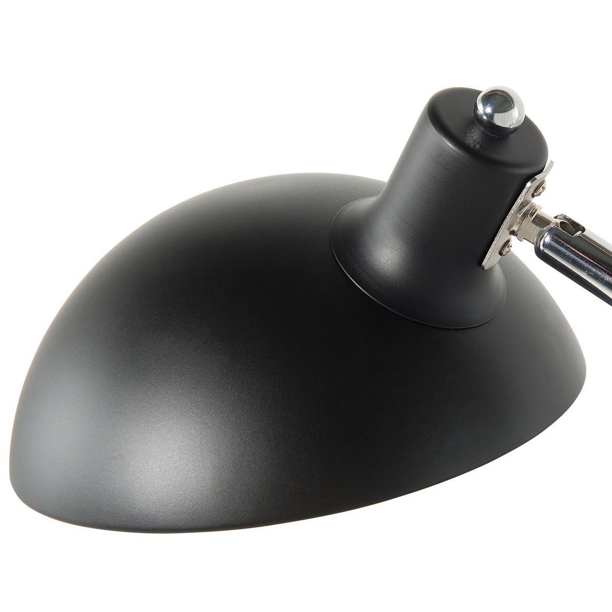 SCHREIBTISCHLAMPE Meramec 19/19/80 cm - Schwarz, Metall (19/19/80cm) - Beliani
