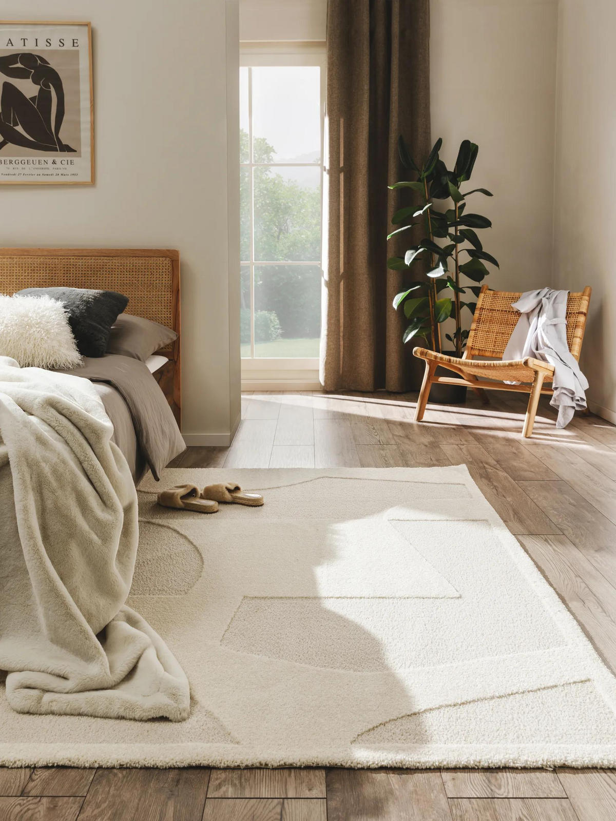 TEPPICH Eve Cream/Beige 240x340 cm - Creme, Textil (240/340cm) - benuta Nest