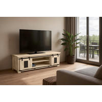 LOWBOARD LIBRO - Beige, Holz (180/55/50cm) - SAM