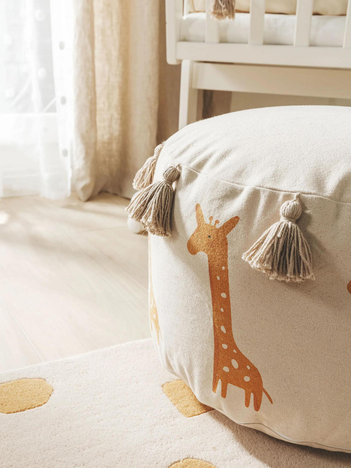 POUF Savannah Gelb 45x45x25 cm - Gelb, Textil (45/25/45cm) - Lytte
