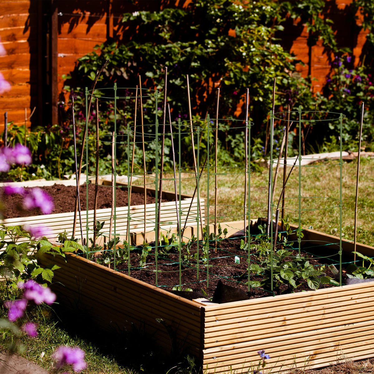 5XRANKHILFE - Grün, Kunststoff/Metall (28/90/28cm) - Relaxdays