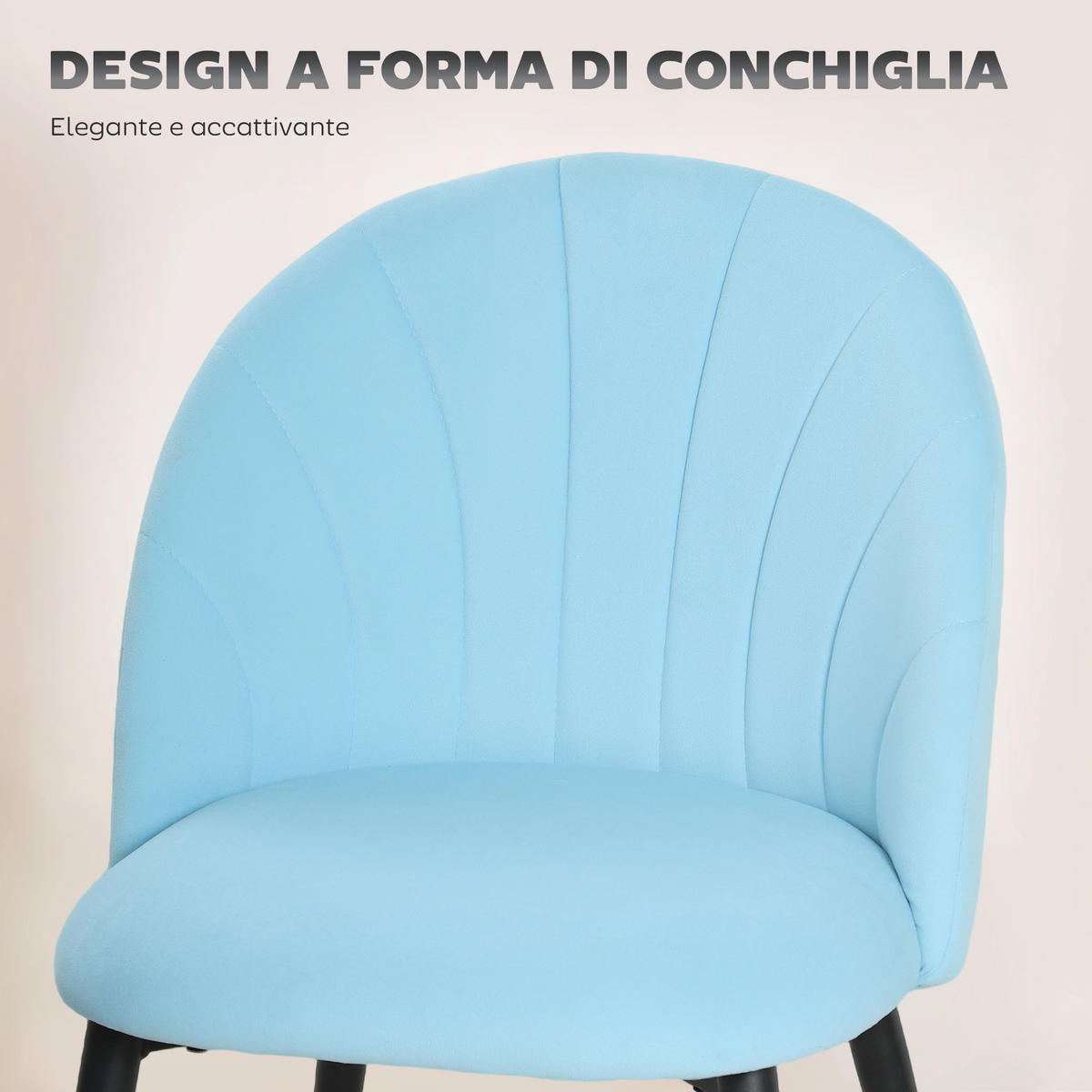 STÜHLE Blau 2 Stück - Blau, Naturmaterialien (52/79/55cm) - GiPP