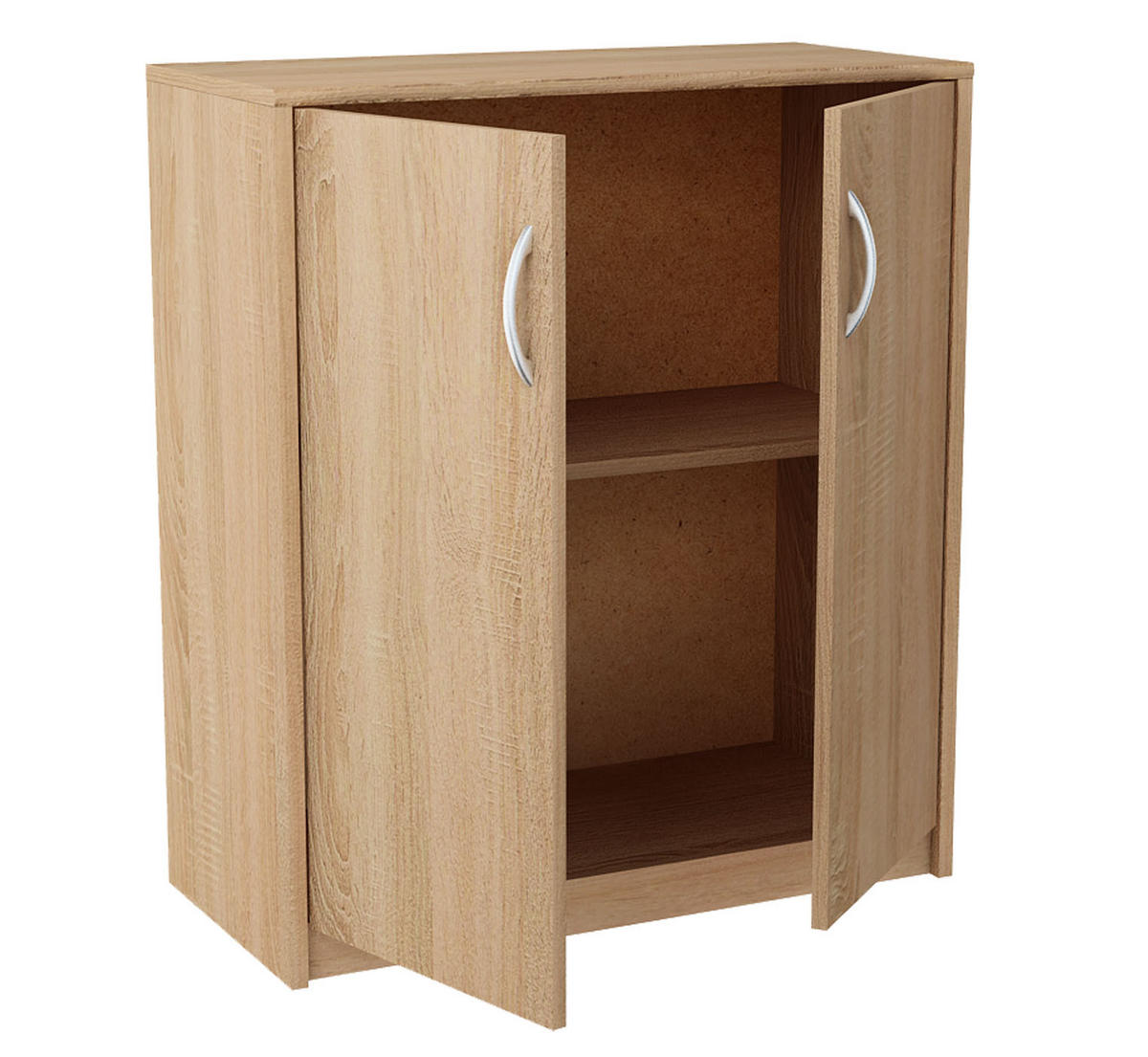KOMMODE 74cm breit in Sonoma - Sonoma Eiche, Holzwerkstoff (74/85/35cm) - Home Collective