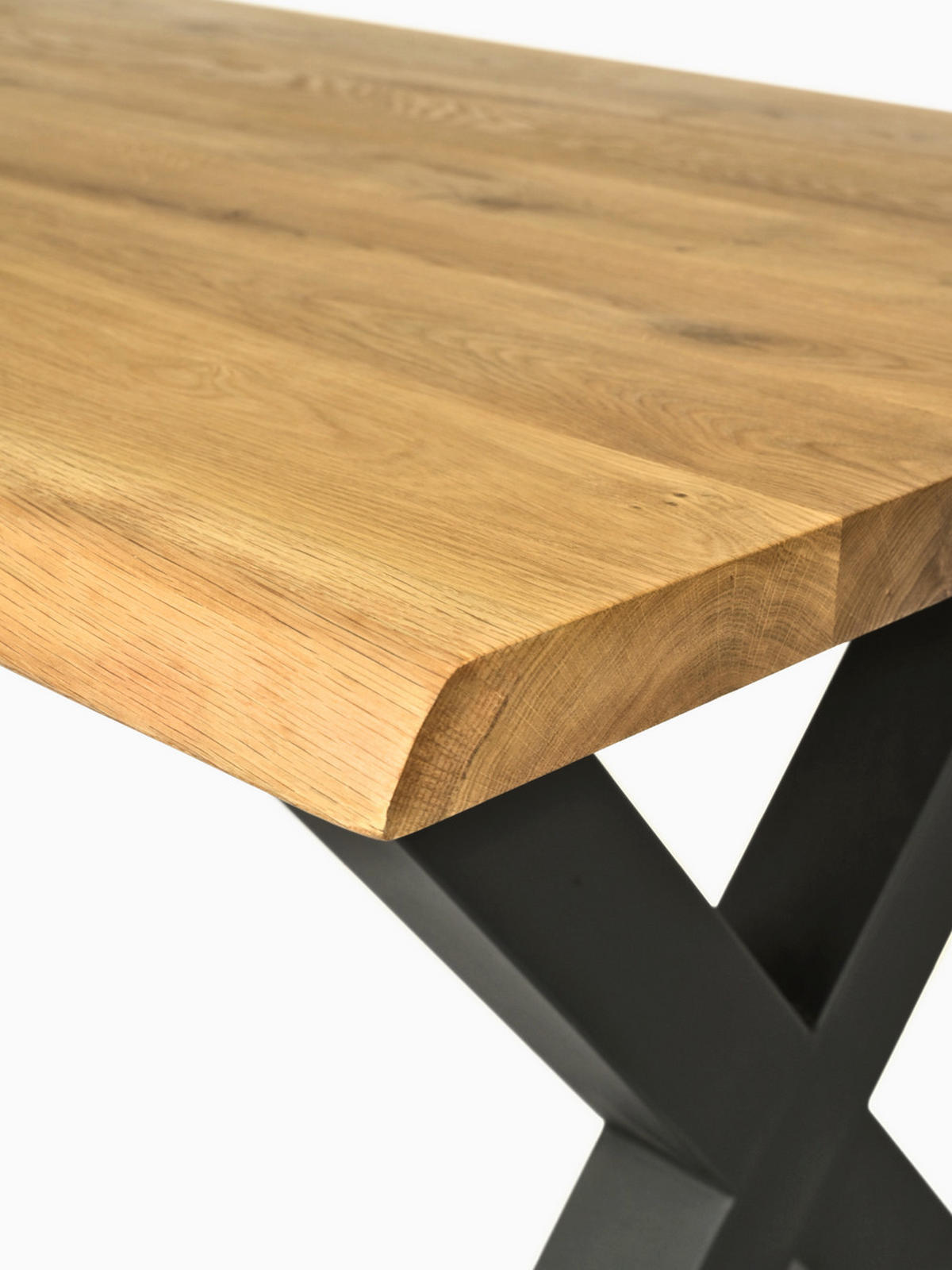 TISCHPLATTE 100 cm x 70 cm mit Baumkante - Eichefarben, Holz (100/70/4cm) - holz4home®