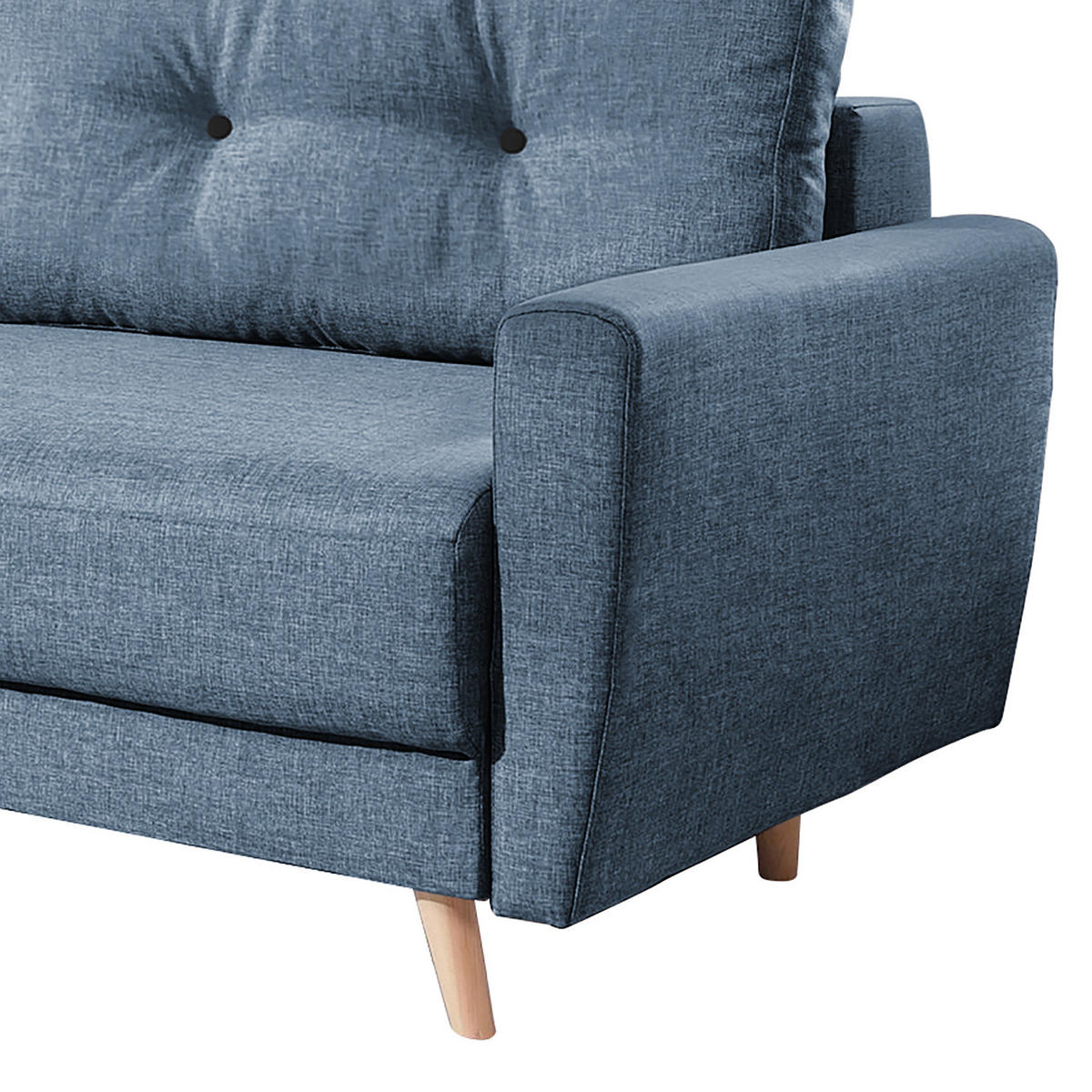 3-SITZER SOFA - Taupe, Textil (220/90/90cm) - home24