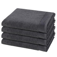 HANDTUCH Premium 4er-Set - Dunkelgrau, Textil (50/100cm) - MÖVE