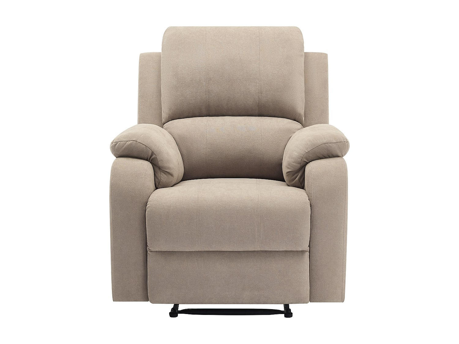 RELAXSESSEL - 1 Person - stoff - taupe Brody - Taupe, Textil (87/99/98cm) - Vente-Unique