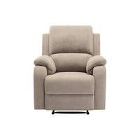 RELAXSESSEL - 1 Person - stoff - taupe Brody - Taupe, Textil (87/99/98cm) - Vente-Unique