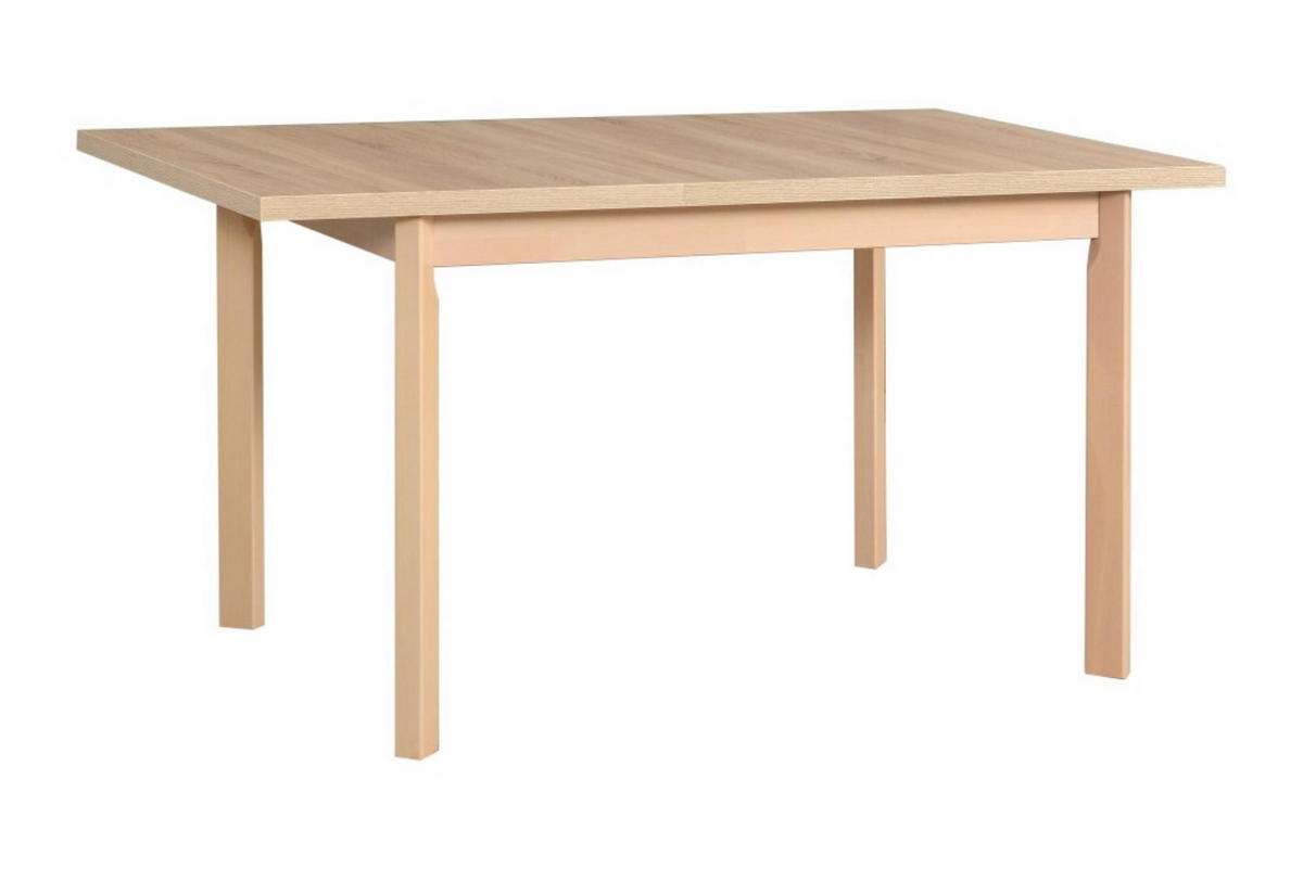TISCH Max V-P Sonoma Eiche, Klapptisch mit Holz Beine - Sonoma Eiche, Holz/Holzwerkstoff (120/80/78cm) - Bettso