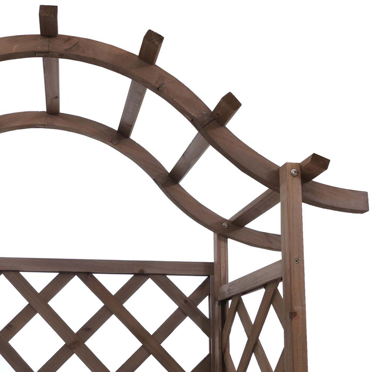 HOCHBEET Braun - Braun, Holz (110/138/44cm) - MCW