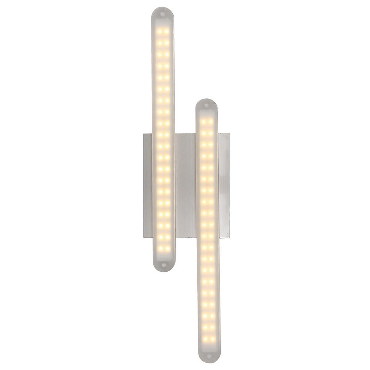 LED WANDLEUCHTE Trentino Silber Chrom - Silberfarben, Metall (10/5.5/40cm) - Globo Lighting