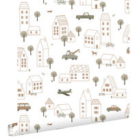 TAPETE Fahrzeuge 50 x 900 cm - Weiß, Papier (50/0.1cm) - ESTAhome