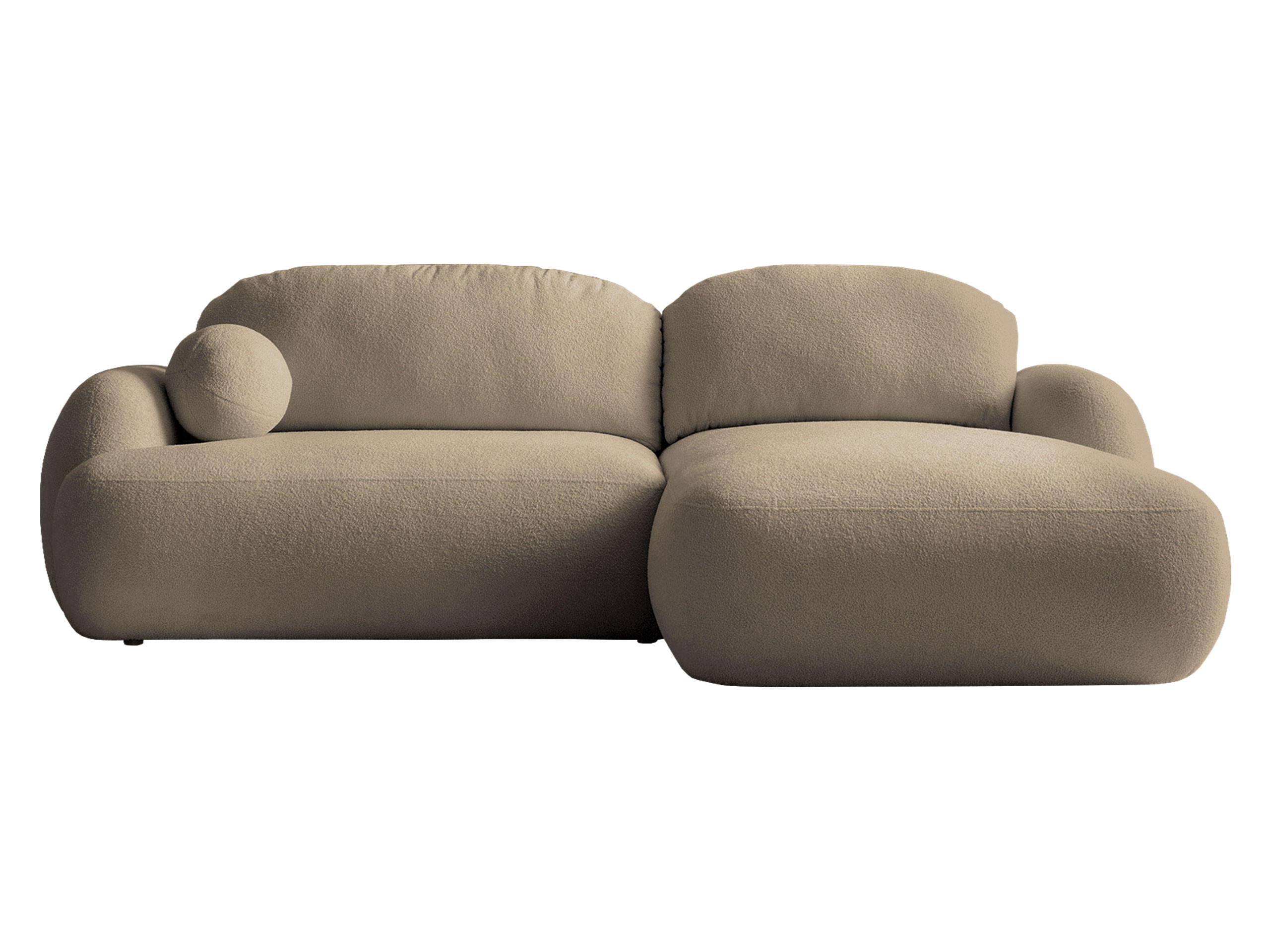 ECKSOFA Mayo, Seite: Rechts - Schwarz/Braun, Holz/Kunststoff (275/175cm) - MIRJAN24