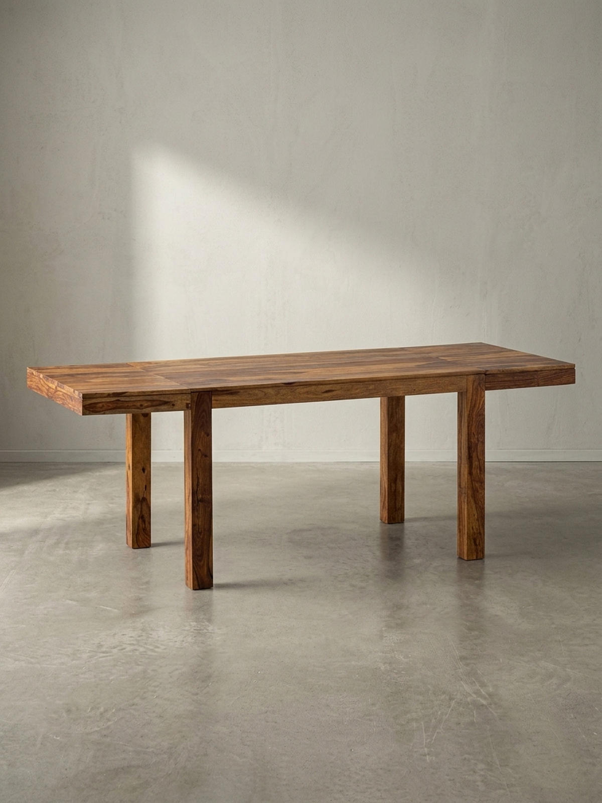 ESSZIMMERTISCH – Massivholz Braun 120–200 cm rechteckig verlängerbar - Braun, Holz (80/120/76cm) - KADIMA DESIGN