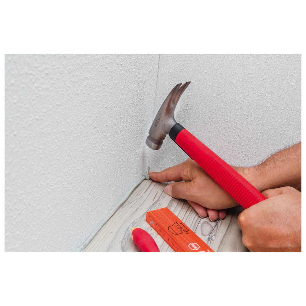 ELEKTRIKER-HAMMER, 300 g - Multicolor, Kunststoff (358/128/31cm) - Wiha