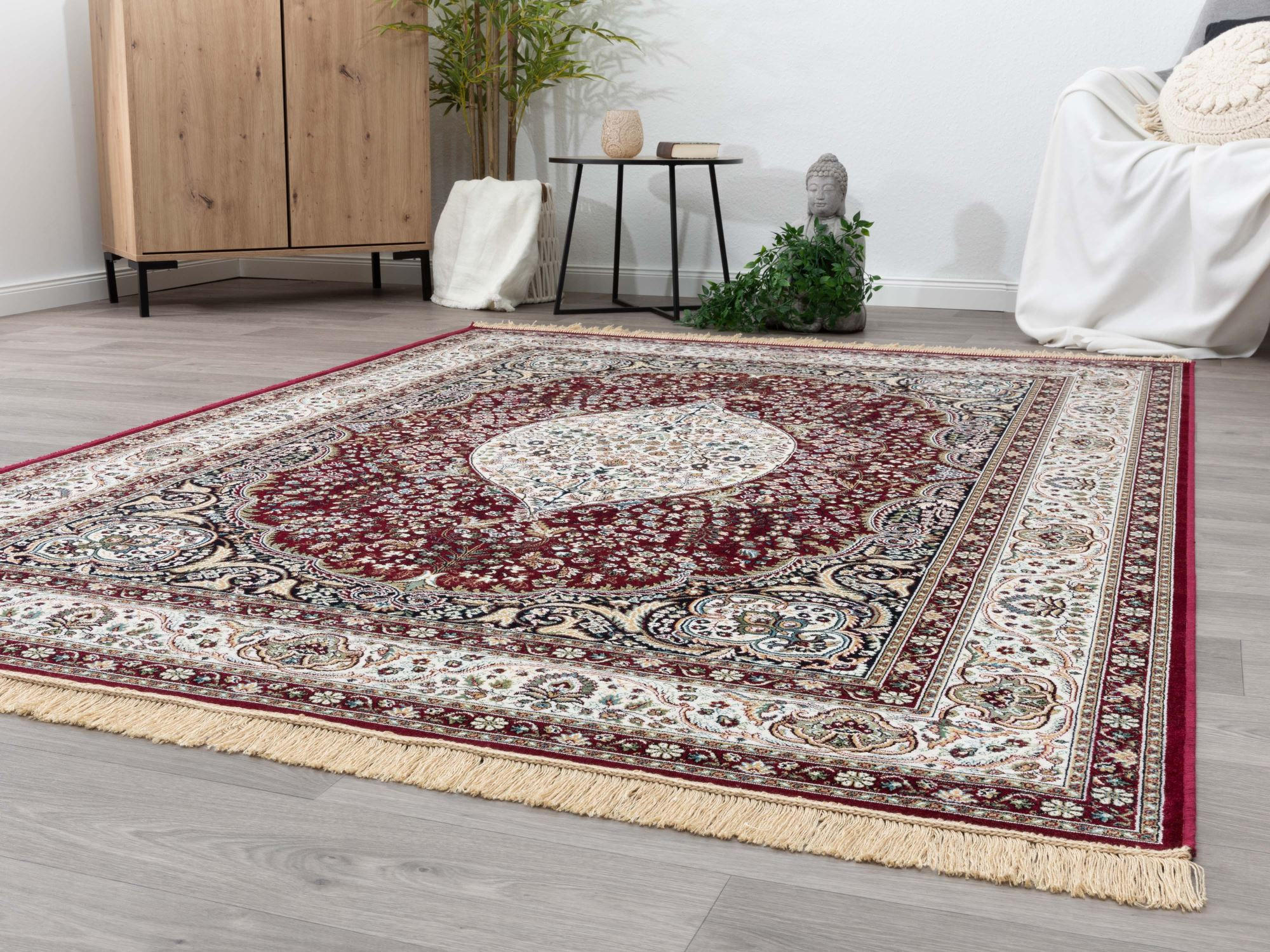 ORIENTTEPPICH 67/210 cm Riad Kirman - Rot, Textil (67/210cm) - Steffensmeier