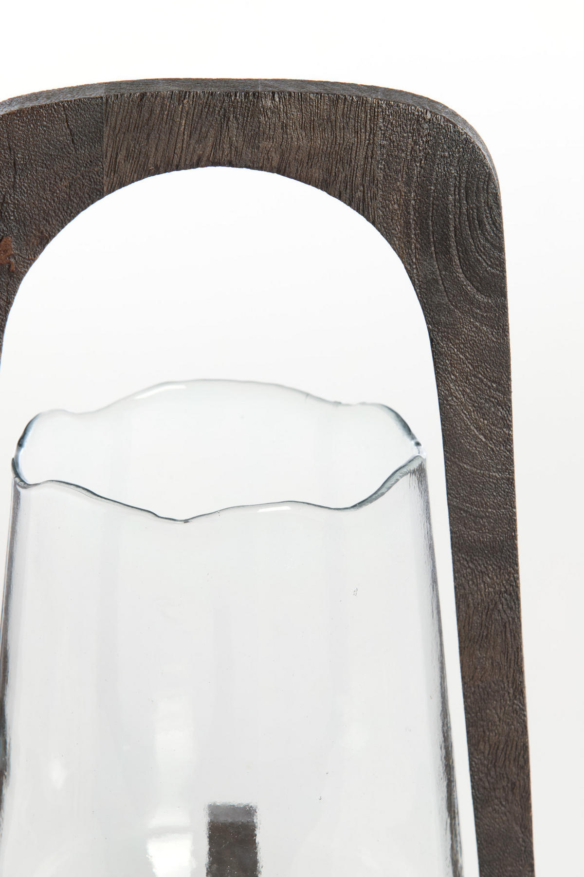 WINDLICHT Anosy Braun Ø21,5/35 cm - Dunkelbraun, Holz (21.5/35/21.5cm) - Light & Living