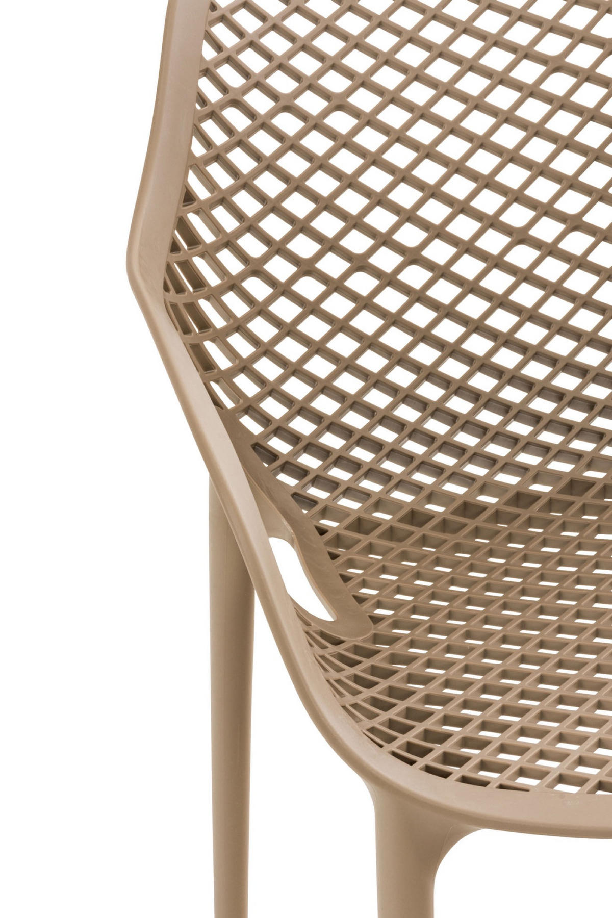 GARTENSTUHL Aero XL schlamm - Braun, Kunststoff (57/60/81cm) - TPFGarden
