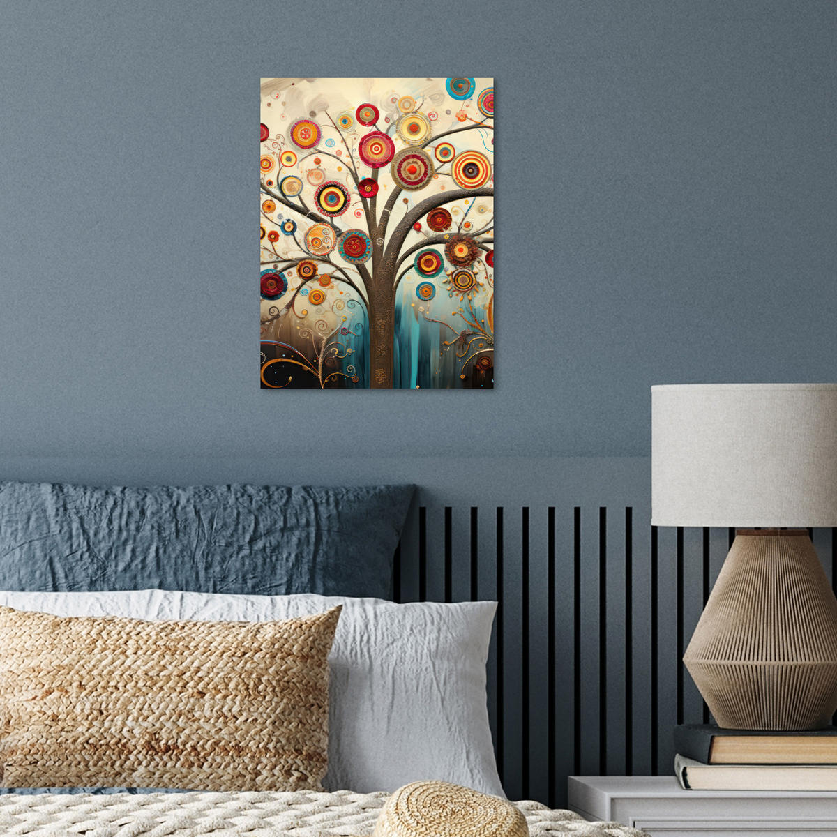 POSTER Baum - Baum des Lebens - Farbe 30x40 cm - Braun, Papier (30/40/0.1cm) - MuchoWow