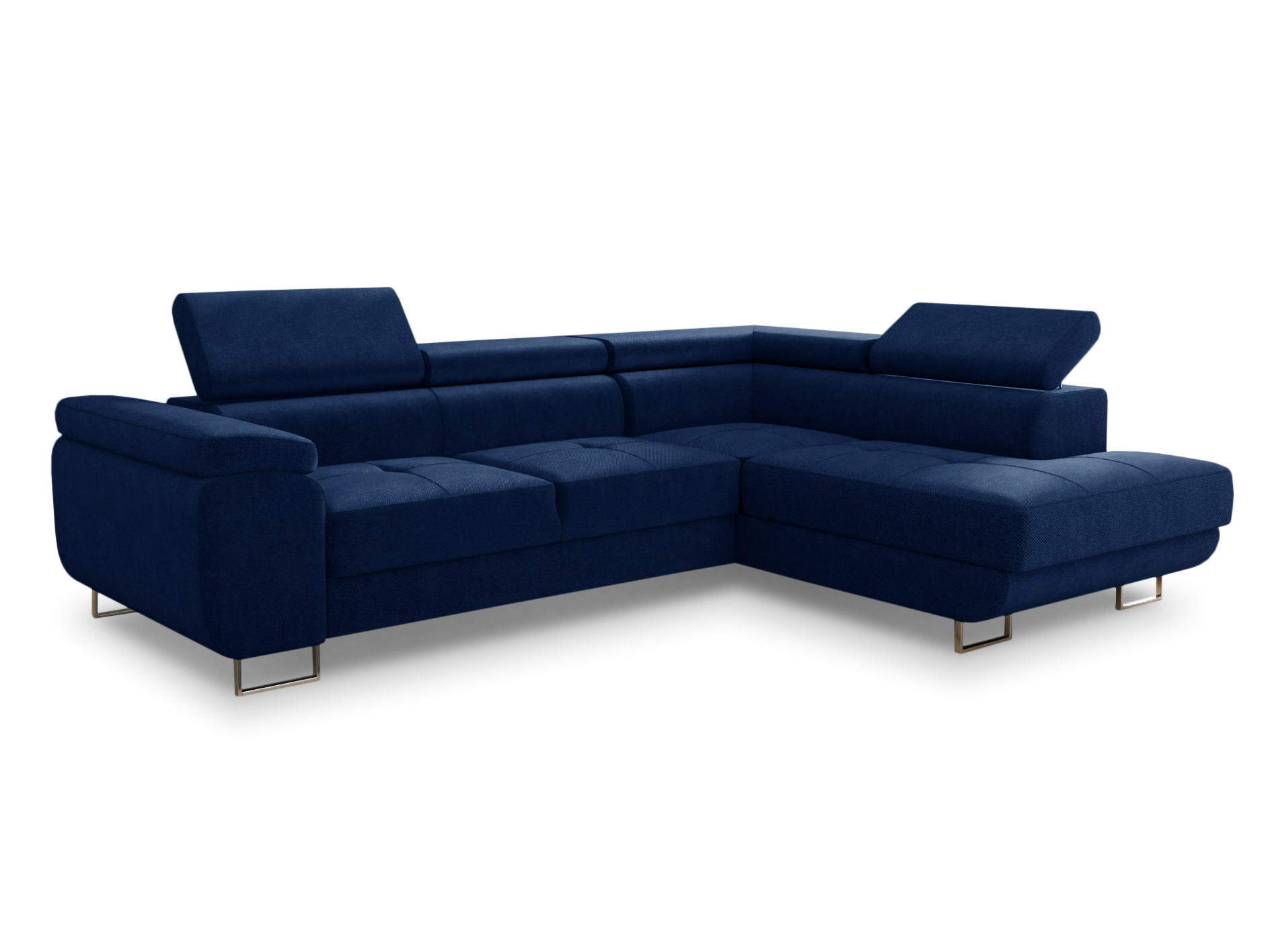 ECKSOFA Caris, Seite: Rechts - Blau, Holz/Textil (273/203cm) - Sofnet