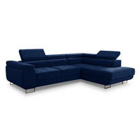 ECKSOFA Caris, Seite: Rechts - Blau, Holz/Textil (273/203cm) - Sofnet
