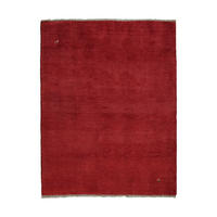 TEPPICH Gabbeh Rot 198/153 cm Schurwolle - Rot, Textil (153/198cm) - Looma