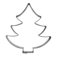 AUSSTECHFORM Tannenbaum 9,5 cm Silber - Silberfarben, Metall (9/2/9.5cm) - Orion 