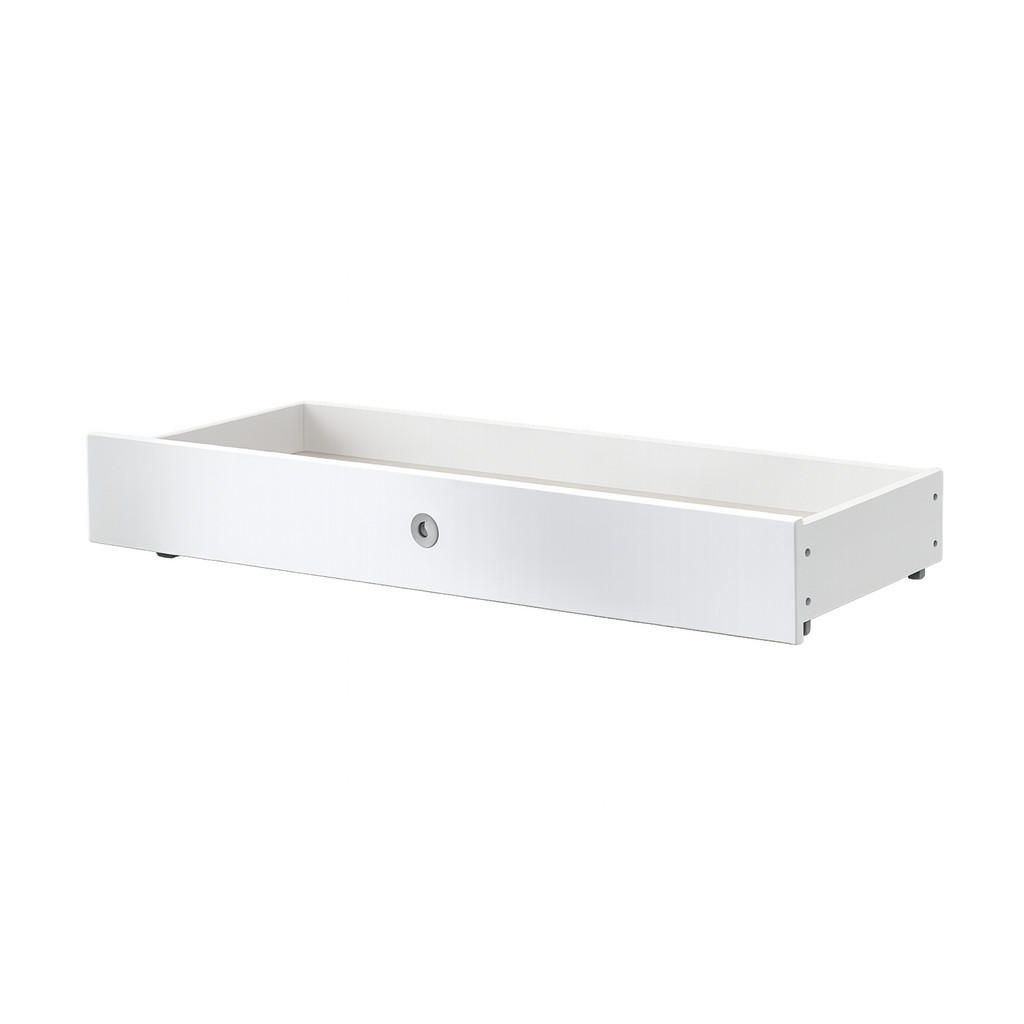 luma-home ÚLOŽNÁ ZÁSUVKA POD DĚTSKOU POSTÝLKU Š70/V16/H140 cm, ladící k dětskému pokoji ve venkovském stylu, bílá (22800-22804) / 22800-02